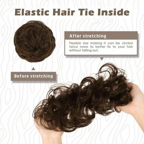 Bird Nest Fluffy Hair Bun Wig