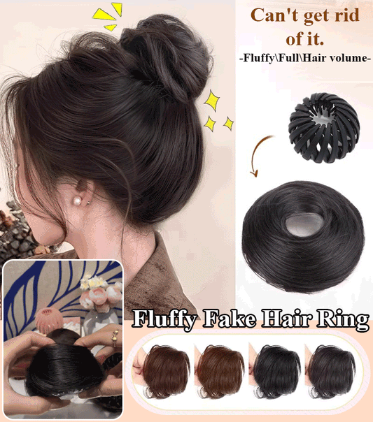 Bird Nest Fluffy Hair Bun Wig